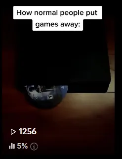 How normal people put games away