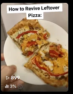 How to revive leftover pizza