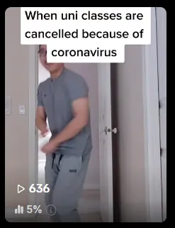 When uni classes are cancelled because of coronavirus